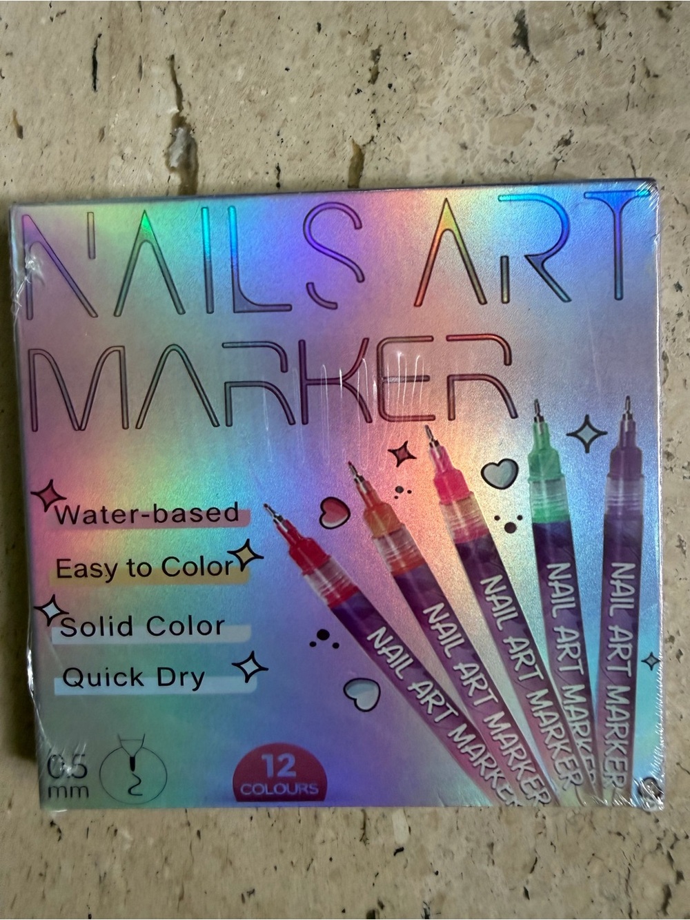 12 Color Nail Art Markers for Gel Nails,Nail Art Pens Set DIY Nail Art NEW